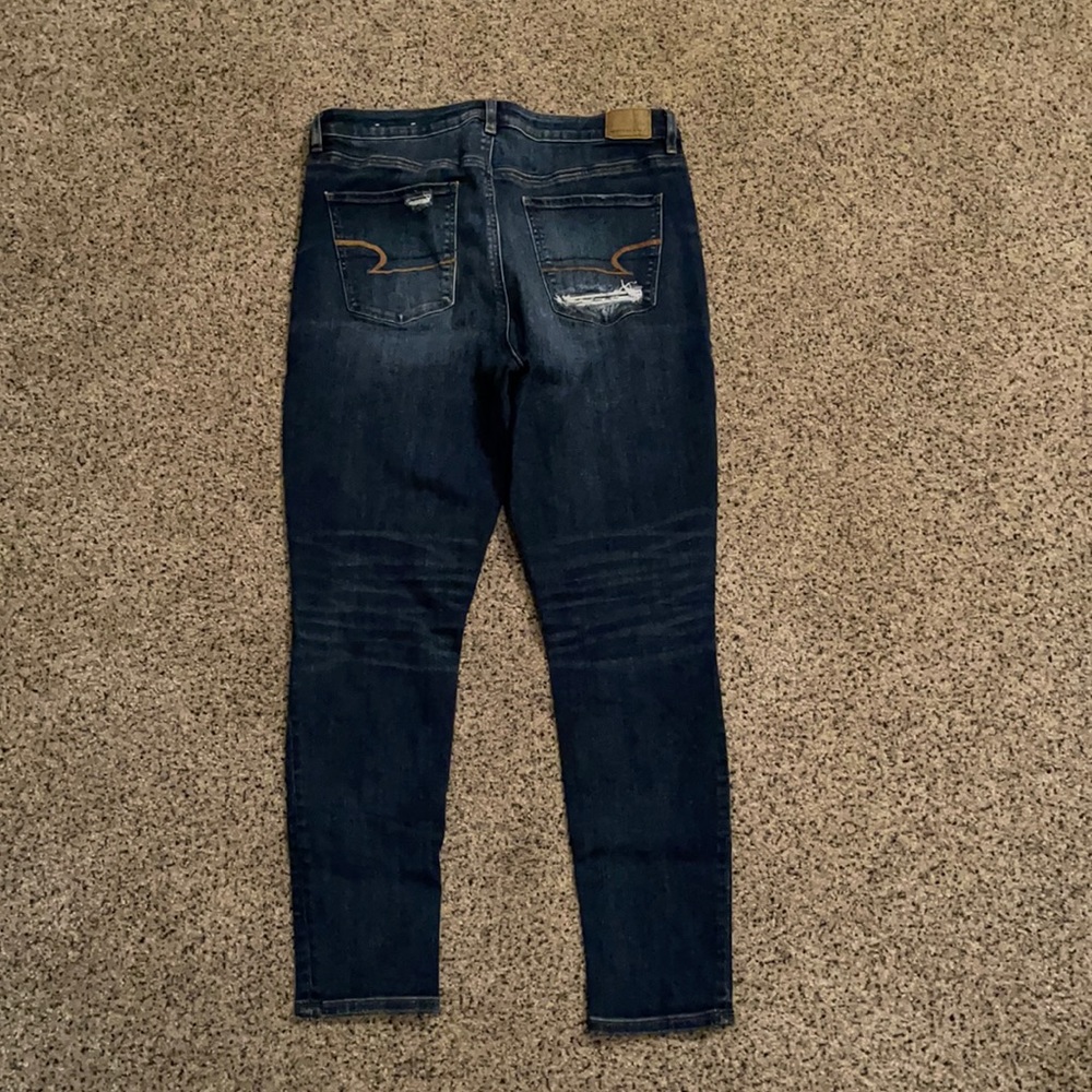 EUC American Eagle highest rise jeggings 14 women.